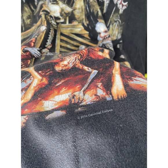 Y2K Cannibal Corpse Tour Of The Wretched 2004 Men XL Graphic Metal Band T-Shirt - Picture 4 of 5